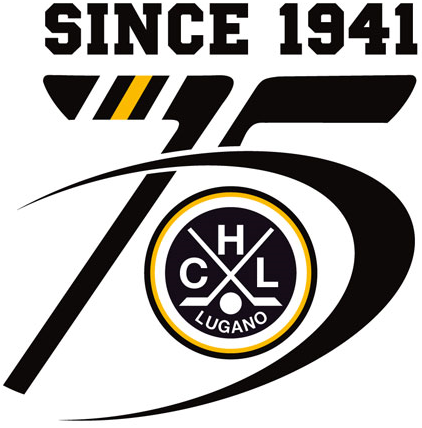 HC Lugano 2016 Anniversary Logo iron on heat transfer